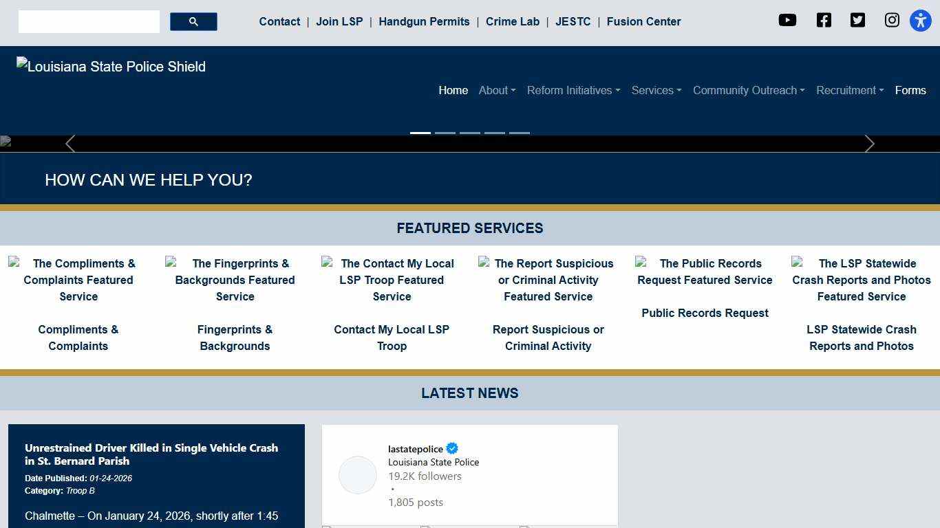 Home - Louisiana State Police